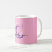 Mug Rose Violet Cozy C Nom (Devant droit)