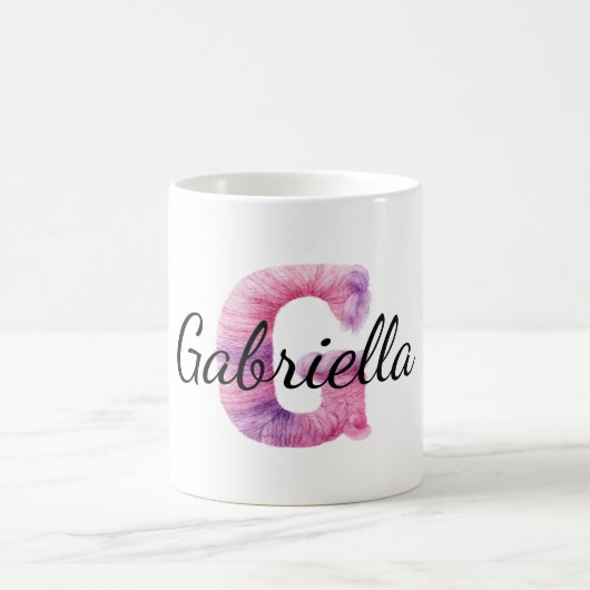 Mug Rose Violet Cozy G Nom  (Centre)