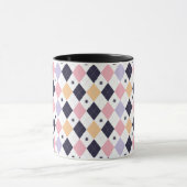 Mug Rose violet diamant avec araignée (Centre)