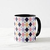 Mug Rose violet diamant avec araignée (Devant droit)