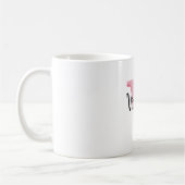 Mug Rose Violet Nom Lettre Cozy V  (Gauche)