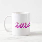 Mug rose xoxo (Gauche)