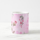 Mug Rosebuds, pois : floral d'été. (Centre)
