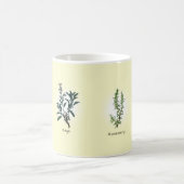 Mug Rosemary de la tige de persil et Herbes de thym (Centre)