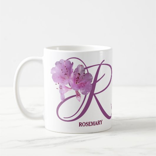 Mug Rosemary nom Rosemary rose fleurs boho (Gauche)