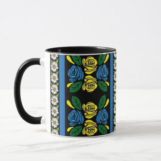 Mug Roses and Castles Floral Patterned (Gauche)