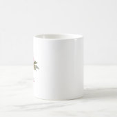 Mug Roses aquarelle rose avec nom cadeau (Centre)