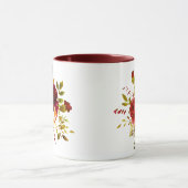 Mug Roses aquarellées bordeaux et rouges (Centre)