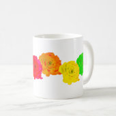 Mug Roses arc-en-ciel (Devant droit)