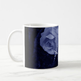 Mug Roses bleus et croix | Musique