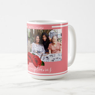 Mug Roses coralliens   Photo personnalisée Espagnol Jo