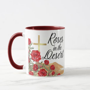 Mug Roses dans le désert
