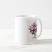 Mug Roses dans un pot en verre (Devant droit)