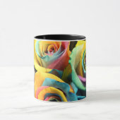 Mug Roses d'arc-en-ciel (Centre)