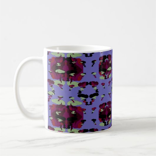 Mug Roses de Flamme Céleste Contenues (Gauche)