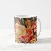 Mug Roses de Renoir Impressionist Painting (Devant droit)