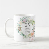 Mug Roses de verdure pour les 25 ans de mariage (Gauche)