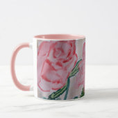 Mug Roses d'été Abstraits (Gauche)