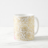 Mug Roses d'or rose (Devant droit)