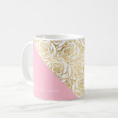 Mug Roses d'or rose (Devant gauche)