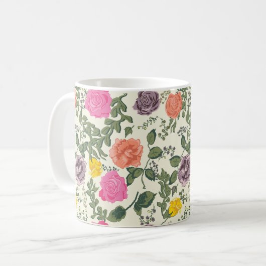 Mug Roses en fleur (Devant gauche)