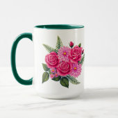Mug Roses et Dahlias Grand (Gauche)