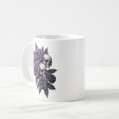 Mug Roses et squelette (Devant gauche)