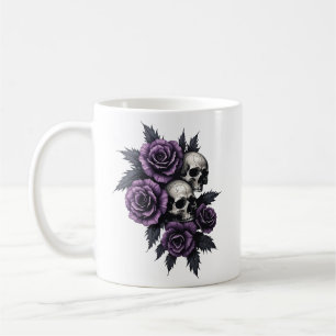 Mug Roses et squelette