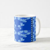Mug Roses Et Vagues Roses (Devant droit)