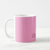 Mug Roses Florales Rose Blanc Rosé (Gauche)