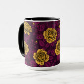 Mug Roses jaunes (Devant gauche)