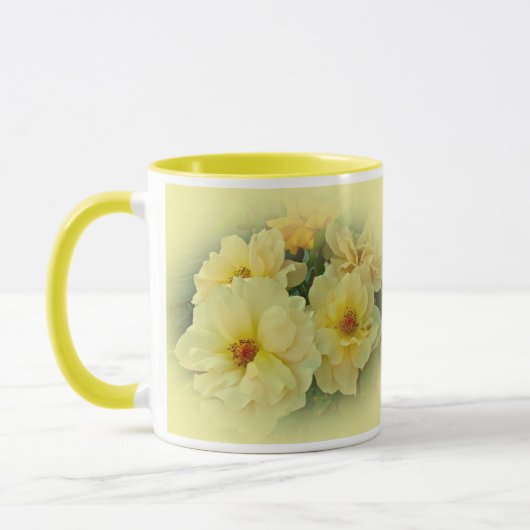 Mug Roses jaunes (Gauche)
