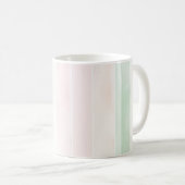 Mug Roses Menthe Blanche Rayures (Devant droit)