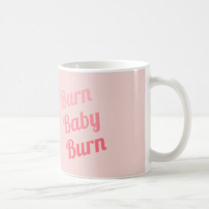 Mug Roses pâles de brûlure de motivation d'exercice