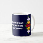 Mug Roses personnalisés de Narrowboat (Devant droit)