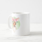 Mug Roses pures et roses (Devant gauche)