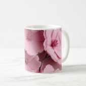 Mug Roses rose Blush esthétique motif floral (Devant droit)