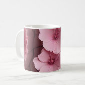 Mug Roses rose Blush esthétique motif floral (Devant gauche)
