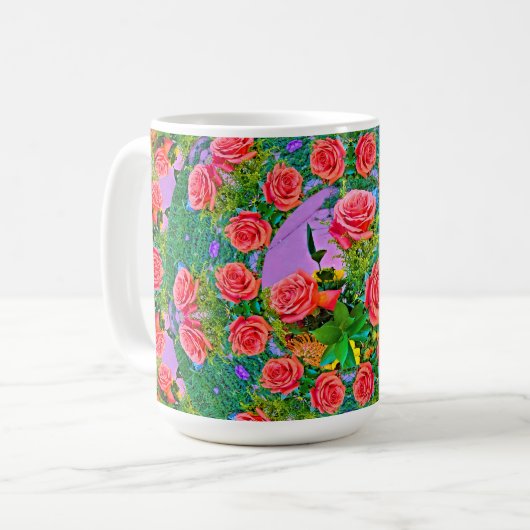 Mug Roses roses (Devant gauche)