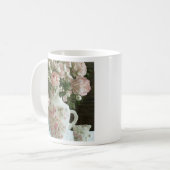 Mug Roses roses dans une théière (Devant gauche)
