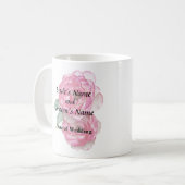 Mug Roses roses et blanches (Devant gauche)