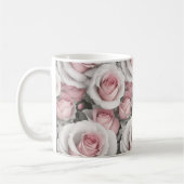 Mug Roses roses et blanches (Gauche)
