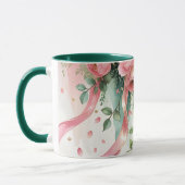 Mug Roses roses et rubans (Gauche)