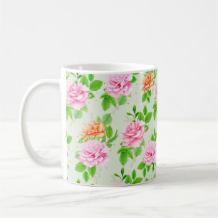 Mug Roses roses florales Motif-2367