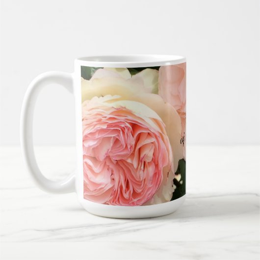 Mug Roses roses maman de la mariée (Gauche)
