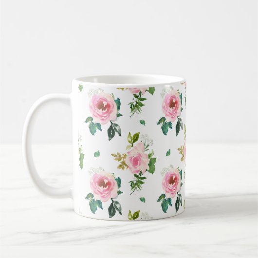 Mug Roses roses mignonnes (Gauche)