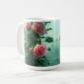 Mug Roses roses - Mug, Coupe (Devant gauche)