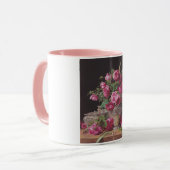 Mug Roses roses (par Ferdinand Georg Waldmüller) (Devant gauche)