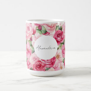 Mug Roses roses romantiques Floral
