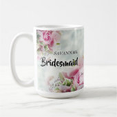 Mug Roses Roses Rose Floral Mariage de femme de chambr (Gauche)